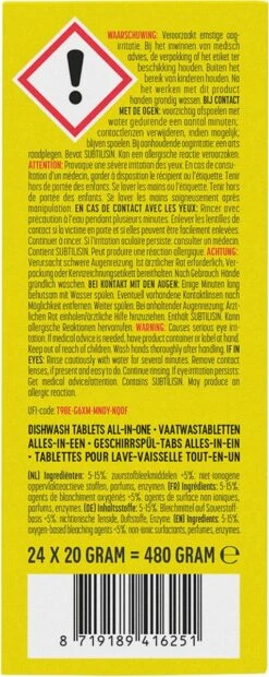 Marcel's Green Soap Vaatwastabletten Grapefruit & Limoen - 25 Stuks -HG Sales 478x1200 11