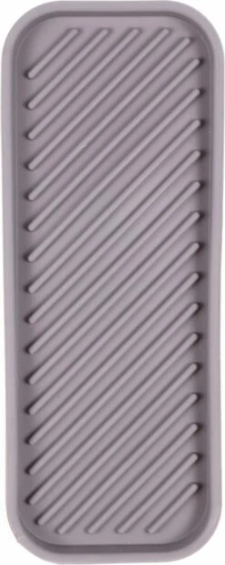 Benson Afdruipmat - Siliconen - 23.5 X 9.5 Cm - Grijs -HG Sales 478x1200 13