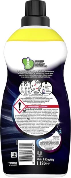 4x Robijn Klein & Krachtig Wasmiddel Black Velvet 1,19 Liter -HG Sales 482x1200 4