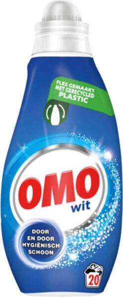 Omo Klein & Krachtig Wit Vloeibaar Wasmiddel - 8 X 20 Wasbeurten - Voordeelverpakking -HG Sales 497x1200