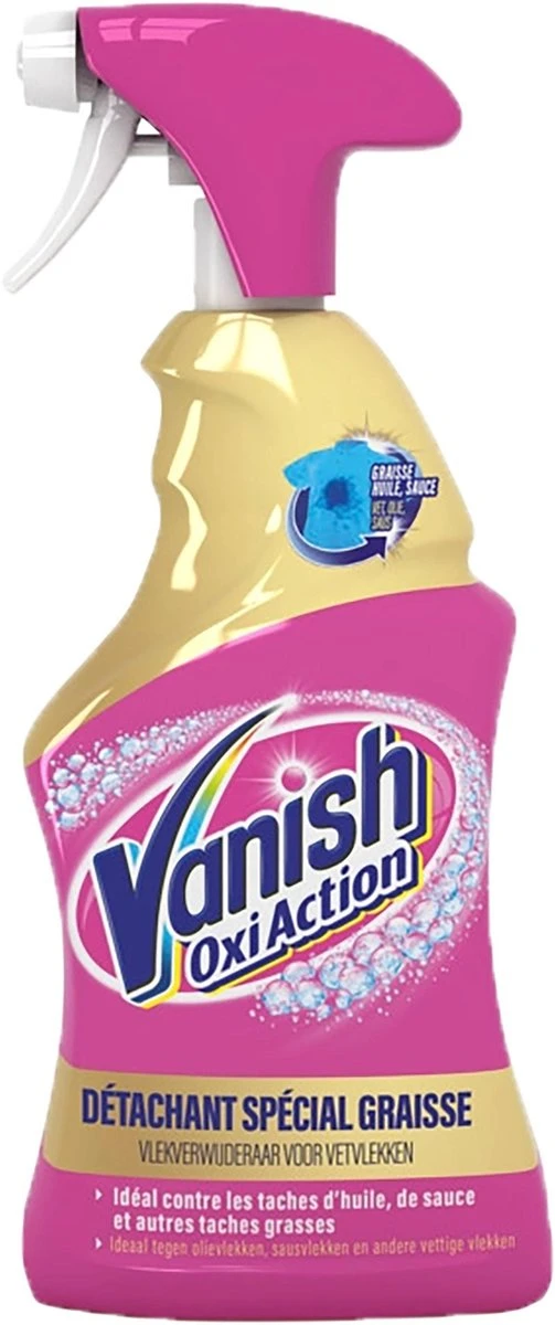 Vanish Oxi Action Gold Vlekverwijderaar Spray - 500ml X2 3 Vanish Oxi Action Gold Vlekverwijderaar Spray - 500ml X2 - Afbeelding 3
