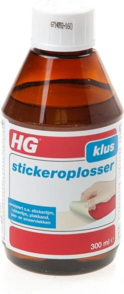 HG Stickerverwijderaar - 300ml - Eenvoudig In Gebruik - 100% Lijmrestenverwijdering -HG Sales 508x1200 3
