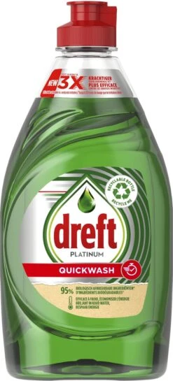Dreft Platinum - Quickwash - Original - Vloeibaar Afwasmiddel - Voordeelverpakking 10 X 350 Ml -HG Sales 544x1200