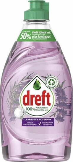 Dreft Naturals Lavender & Rosemary Afwasmiddel - Voordeelverpakking 10x450ml -HG Sales 546x1200 2