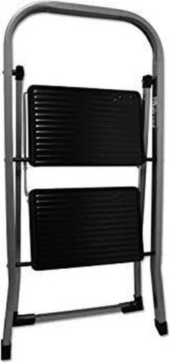 Excellent Houseware Inklapbare Keukentrap - 2 Treden - Tot 150kg - Metaal -HG Sales 561x1200 3