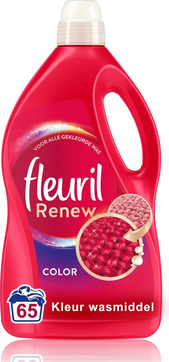Fleuril Renew Color - Vloeibaar Wasmiddel - Voordeelverpakking - 65 Wasbeurten 1 Fleuril Renew Color - Vloeibaar Wasmiddel - Voordeelverpakking - 65 Wasbeurten