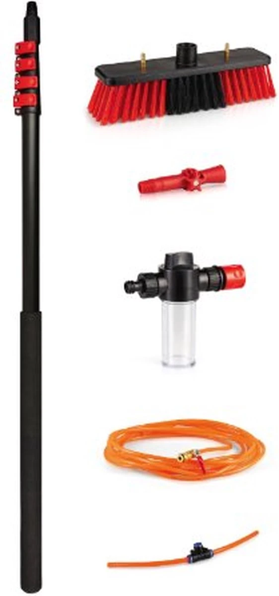 Chimb Telescopische Wasborstel - Uitschuifbare Waterborstel - Ramenwassen - 4,6 Meter - Met Zeepdispenser 8 Chimb Telescopische Wasborstel - Uitschuifbare Waterborstel - Ramenwassen - 4,6 Meter - Met Zeepdispenser - Afbeelding 8