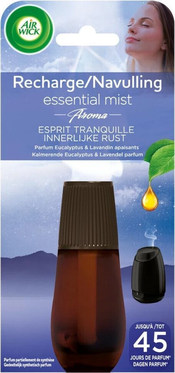 Air Wick Essential Mist Automatische Geurverspreider Luchtverfrisser - Innerlijke Rust - Navulling 6 Air Wick Essential Mist Automatische Geurverspreider Luchtverfrisser - Innerlijke Rust - Navulling - Afbeelding 6