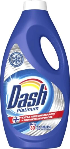 Dash Platinum Vloeibaar Wasmiddel - Extra Reinigingskracht - Voordeelverpakking 4 X 30 Wasbeurten -HG Sales 568x1200