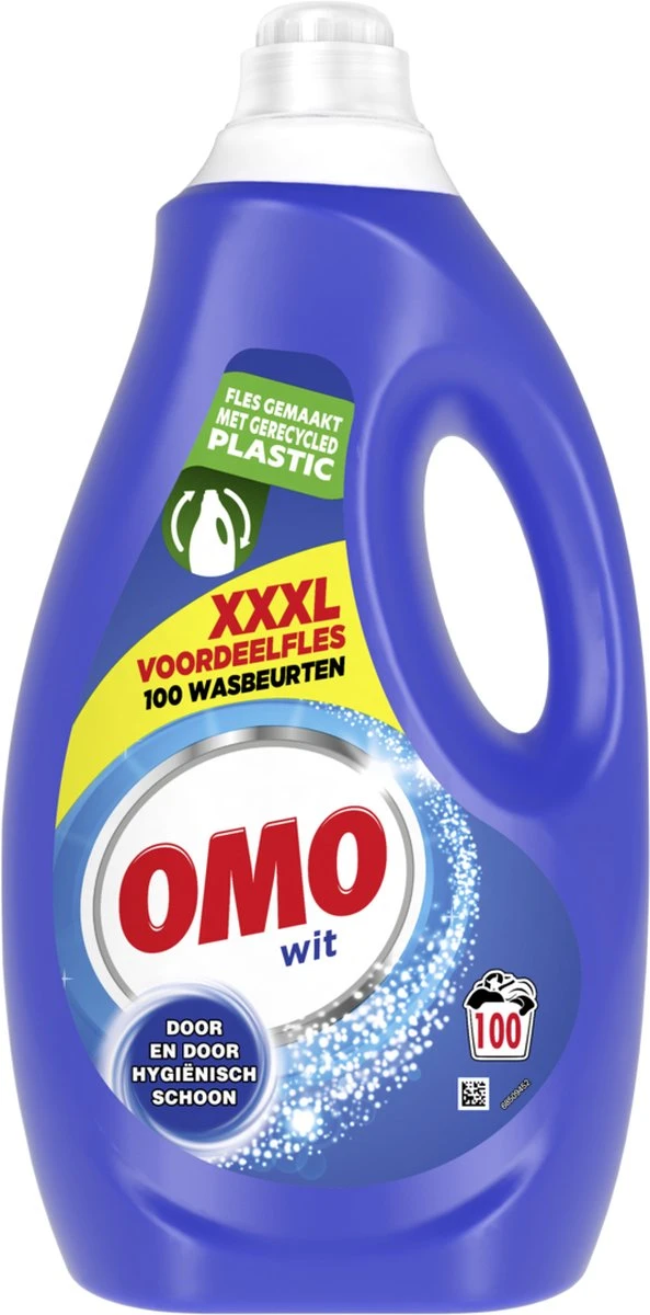 Omo Vloeibaar Wasmiddel Wit - 100 Wasbeurten - Grootverpakking 1 Omo Vloeibaar Wasmiddel Wit - 100 Wasbeurten - Grootverpakking