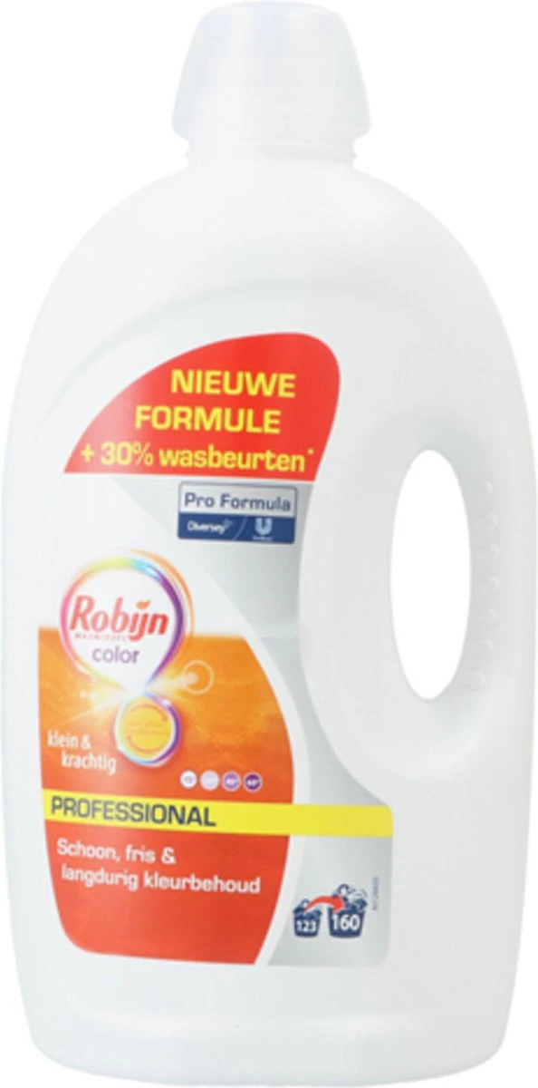 Robijn Professional Klein & Krachtig Wasmiddel Color 4,32L 1 Robijn Professional Klein & Krachtig Wasmiddel Color 4,32L
