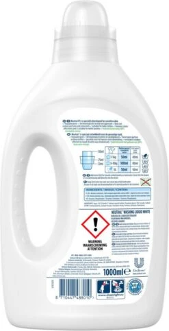 Neutral - Vloeibaar Wasmiddel - Witte Was - 1 Liter - 20 Wasbeurten -HG Sales 614x1200 5