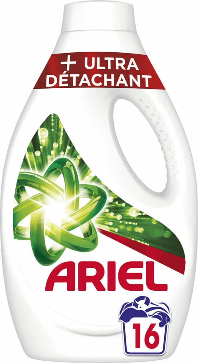 Ariel Vloeibaar Wasmiddel +Ultra Vlekverwijderaar - Voordeelverpakking - 4 X 16 Wasbeurten 4 Ariel Vloeibaar Wasmiddel +Ultra Vlekverwijderaar - Voordeelverpakking - 4 X 16 Wasbeurten - Afbeelding 4