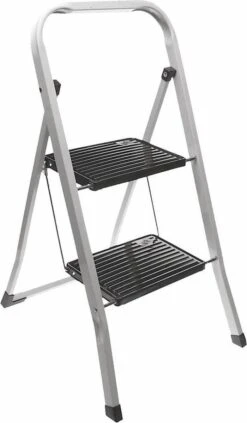 Excellent Houseware Inklapbare Keukentrap - 2 Treden - Tot 150kg - Metaal -HG Sales 700x1200 1