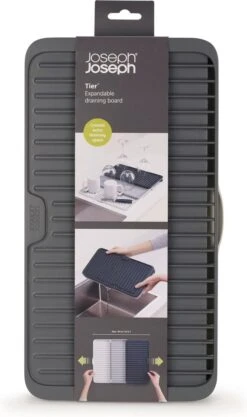 Joseph Joseph - Tier - Afdruipmat - Uitschuifbaar - Grijs -HG Sales 711x1200 1