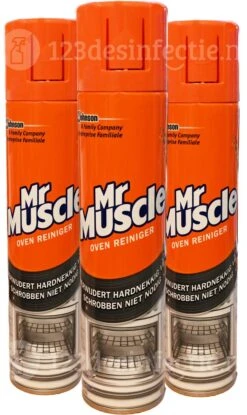 Mr Muscle Ovenreiniger Spray - 3 X 300 Ml - Voordeelverpakking