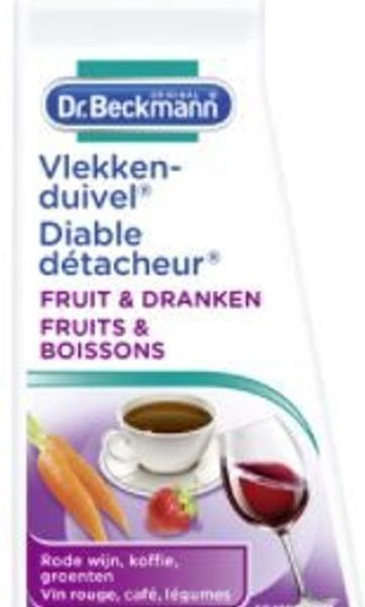 Dr. Beckmann Vlekkenduivel Fruit & Dranken 50 Ml 3 Dr. Beckmann Vlekkenduivel Fruit & Dranken 50 Ml - Afbeelding 3