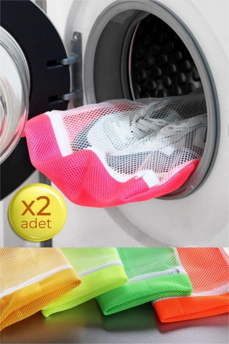 2x Schoenen Waszak - Schoenen Wasnet - Gekleurde Netten Om Schoenen In Te Wassen 3 2x Schoenen Waszak - Schoenen Wasnet - Gekleurde Netten Om Schoenen In Te Wassen - Afbeelding 3
