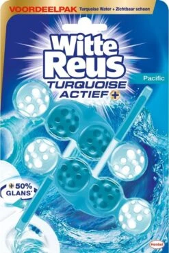 Alternative view of Witte Reus Turquoise Actief Toiletblok WC Blokjes Voordeelverpakking - 20 Stuks