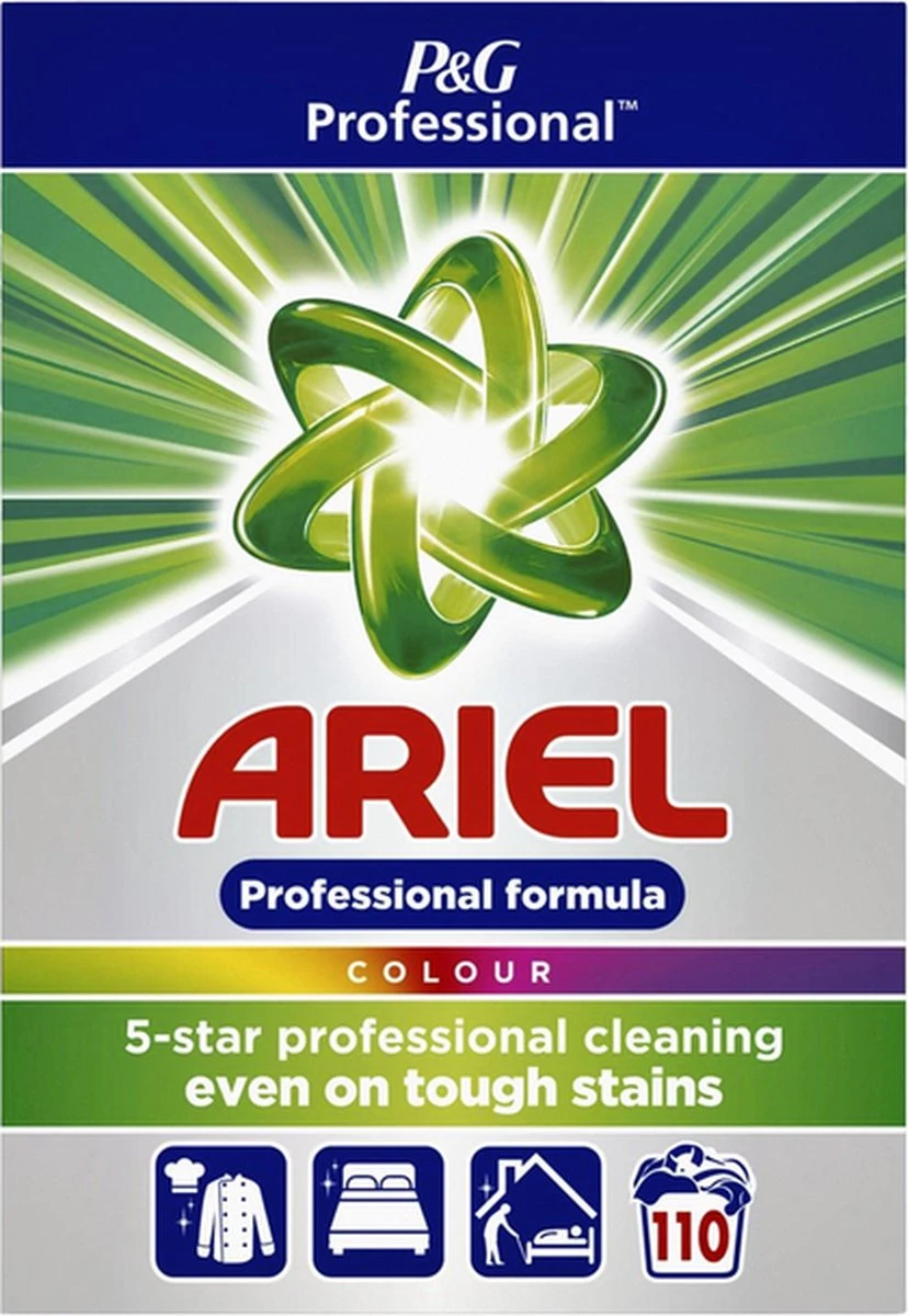 Ariel - Proffesional - Waspoeder Color - 7.15kg - 110 Wasbeurten 5 Ariel - Proffesional - Waspoeder Color - 7.15kg - 110 Wasbeurten - Afbeelding 5