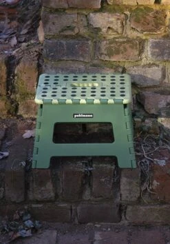 Alternative view of PUHLMANN - Inklapbare Kruk, JAMES, Plastic, Groen, 22 Cm Hoog, Max 100kilo