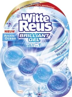 Alternative view of Witte Reus Brilliant Gel Allin1 Toiletblok - Arctic Ocean - WC Blokjes Voordeelverpakking - 11 Stuks