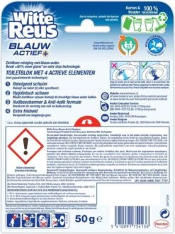 Witte Reus Blauw Actief Toiletblok - Hygiene - WC Blokjes Voordeelverpakking - 10 Stuks 21 Witte Reus Blauw Actief Toiletblok - Hygiene - WC Blokjes Voordeelverpakking - 10 Stuks -HG Sales 900x1200 26