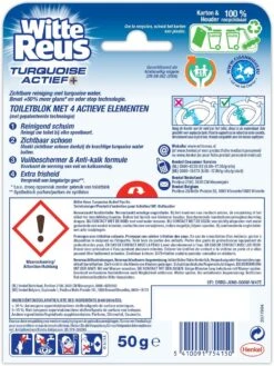 Witte Reus Turquoise Actief Toiletblok - Pacific - WC Blokjes Voordeelverpakking - 10 Stuks 20 Witte Reus Turquoise Actief Toiletblok - Pacific - WC Blokjes Voordeelverpakking - 10 Stuks -HG Sales 901x1200 12