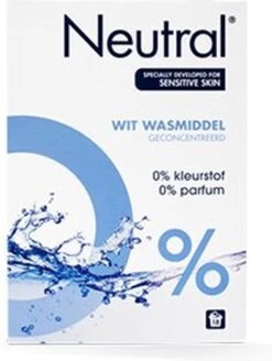 Neutral 0% Wit Parfumvrij Waspoeder - 45 Wasbeurten - Wasmiddel -HG Sales 904x1200
