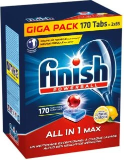 Finish All In 1 Max Citroen - Vaatwastabletten - 170 Tabs - Voordeelpak -HG Sales 932x1200 2
