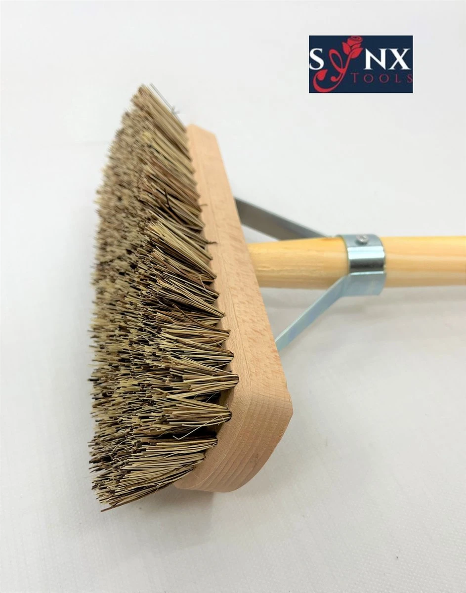 Synx Tools Luiwagen Union 22cm - Tegel Bezem Schrobber- Bezemsteel - Schoonmaakbezem - Schrobborstels - Bezems Met Steel 150 Cm 5 Synx Tools Luiwagen Union 22cm - Tegel Bezem Schrobber- Bezemsteel - Schoonmaakbezem - Schrobborstels - Bezems Met Steel 150 Cm - Afbeelding 5