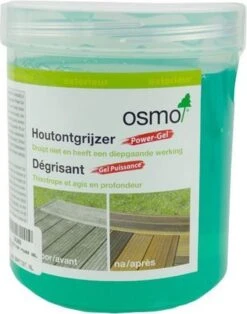 Osmo Power-Gel Houtontgrijzer 0.5 Liter | Ontgrijzer Douglas Hout & Hardhout | Ontgrijzer Voor Al Het Buitenhout | Teak Reiniger