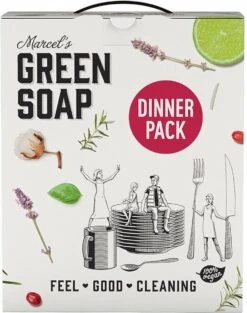 Marcel's Green Soap Dinner Pack - 1 X 1 Box -HG Sales 947x1200 9