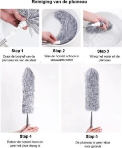 7Style Collection - Microvezel Plumeau Met Uitschuifbare Telescoopsteel Tot 280 CM - Ragebol RVS -HG Sales 987x1200 1